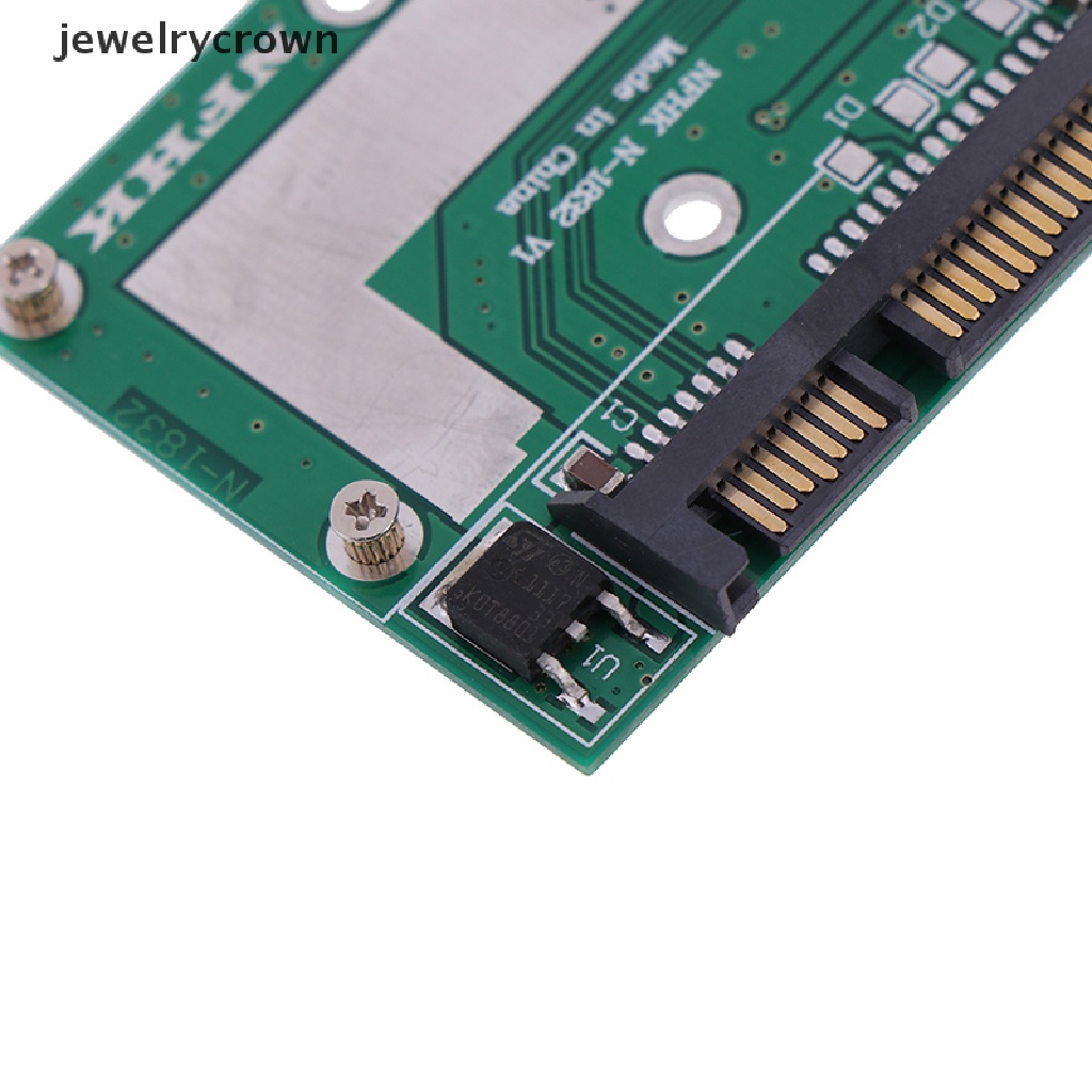 [jewelrycrown] mSATA SSD to 2.5'' SATA 6.0gps adapter converter card module board mini pcie ssd Boutique | WebRaoVat - webraovat.net.vn