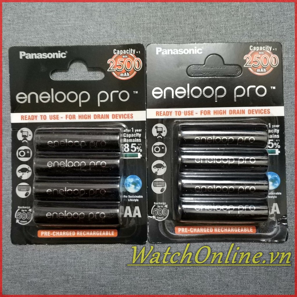 [Tặng hộp đựng] Pin sạc AA/ AAA Eneloop Pro