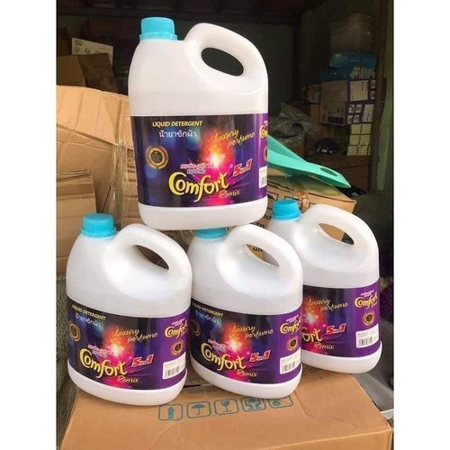 Nước Giặt Xả Remix 3600ml 5In1 - 1 Can ReMix Hương Comfor Siêu Thơm, Siêu Sạch, Siêu Đậm Đặc