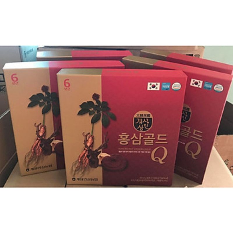 Sâm Hàn Quốc ❣️FREESHIP❣️ Nước Hồng Sâm Hàn Quốc Chiết xuất Từ Sâm 6 Năm Tuổi Kết hợp Nhung Hươu Linh Chi