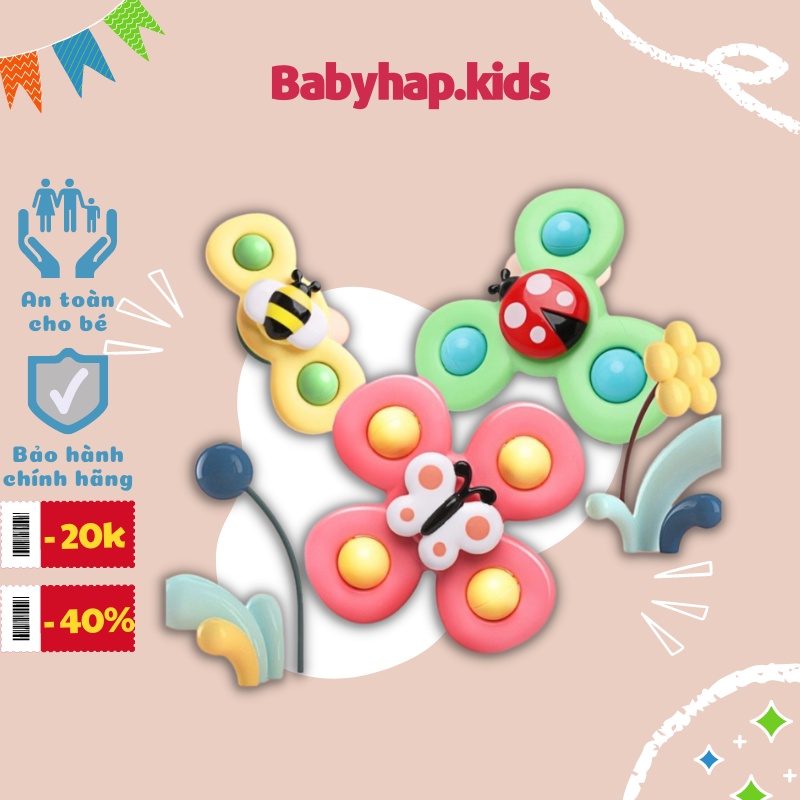 Đồ Chơi Trẻ Em Thông Minh Cho Bé Trai Và Bé Gái 3 Tuổi | Đồ Chơi Con Quay Spinner Vui Nhộn Cho Bé | Babyhap