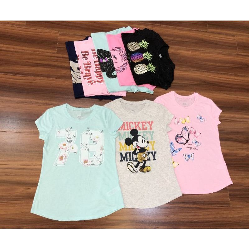 Áo thun bé gái hiệu Justice size đại 22_60kg