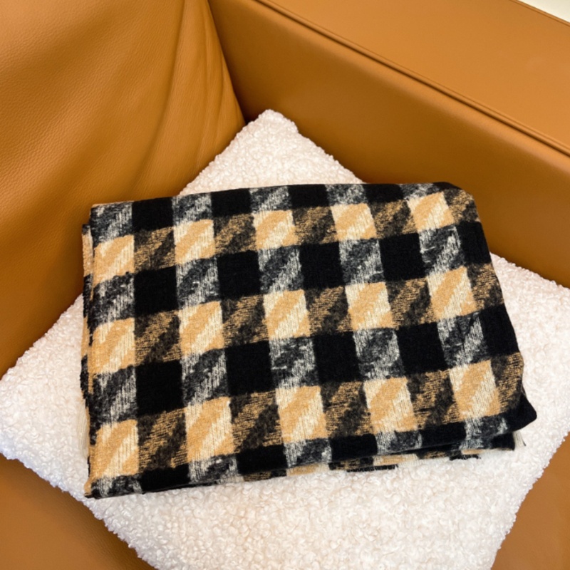 Khăn Choàng Len Tartan Mềm Mại Giữ Ấm Mùa Đông Cho Nam Và Nữ