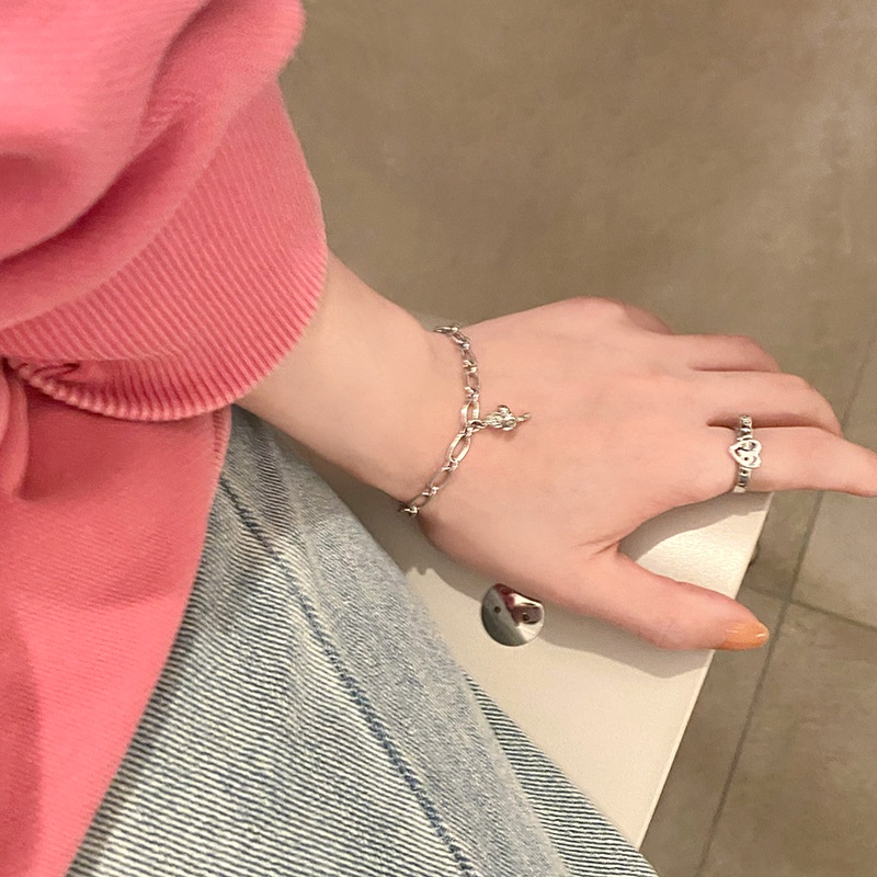 Vòng tay hoa hồng lắc tay nữ thời trang sợi nhỏ trangsucsg | BigBuy360 - bigbuy360.vn