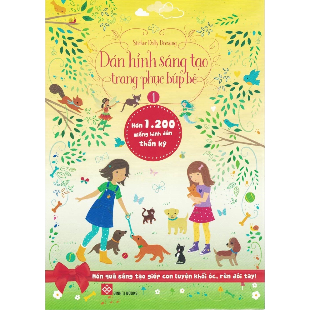 Sách - Dán Hình Sáng Tạo Trang Phục Búp Bê 1