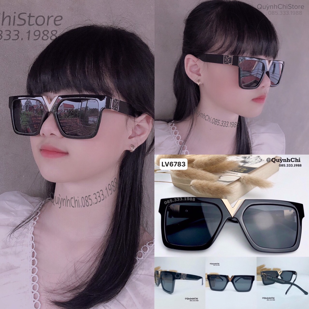 Kính Nam Nữ Gọng Vuông Chống Ánh Sáng Xanh Thời Trang Cá Tính Sang Trọng Đi Biển ,Du Lịch Siêu Ngầu Quỳnh Chi Shop