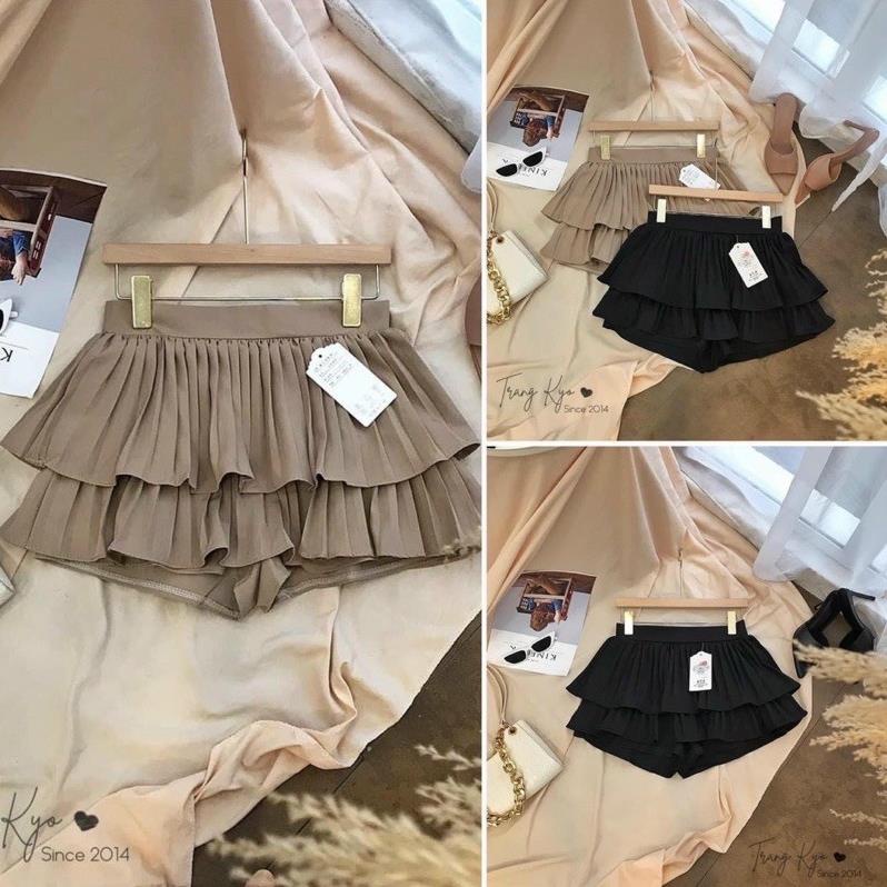 CHÂN VÁY DẬP NHỎ HAI TẦNG XOÈ XINH LẮM V5 [Hàng Siêu Cấp] | BigBuy360 - bigbuy360.vn