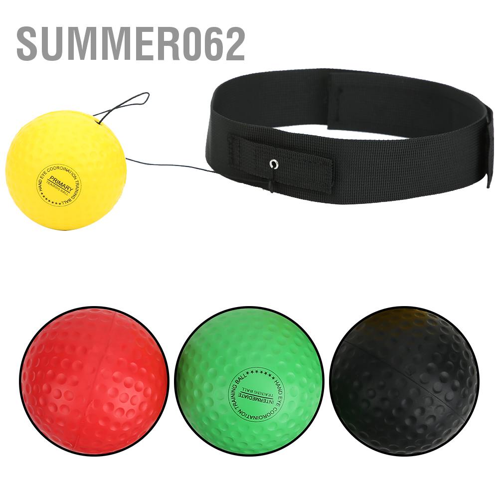 [Hàng Sẵn] 4 Quả bóng Đầu tập luyện Boxing ‑ Có gắn Thiết bị thể dục thể thao Pu Foam có thể điều chỉnh 【Summer062】