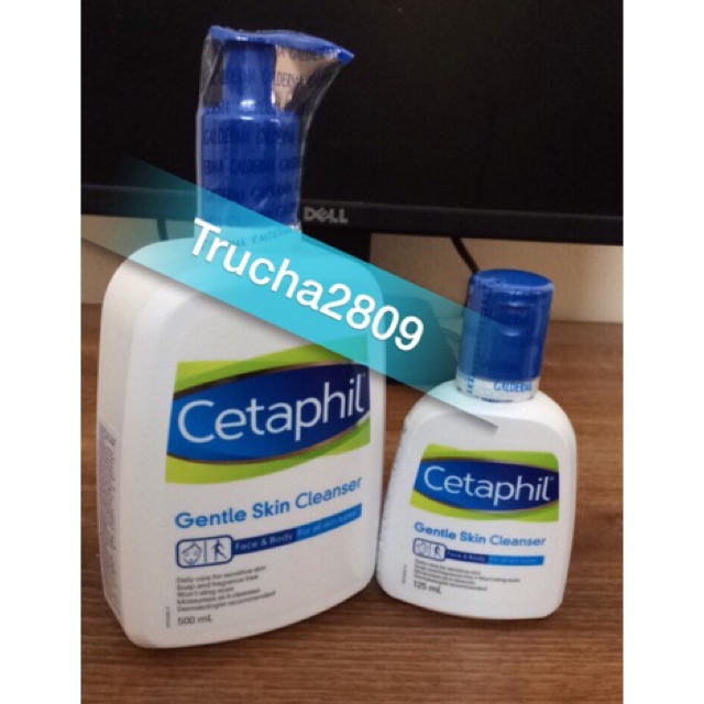 Sữa rửa mặt cetaphil 500ml và 125 ml