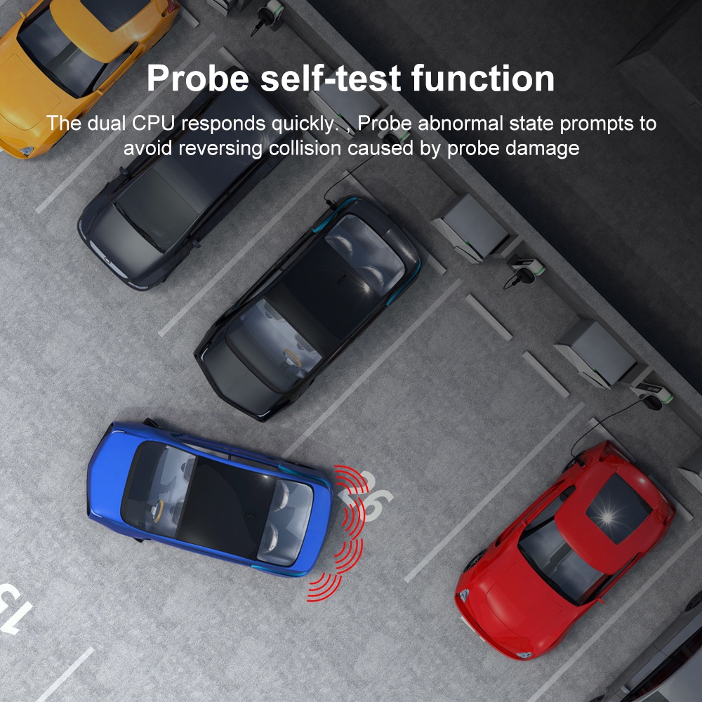 Hệ Thống Cảm Biến Đỗ Xe Có Đèn LED Nền