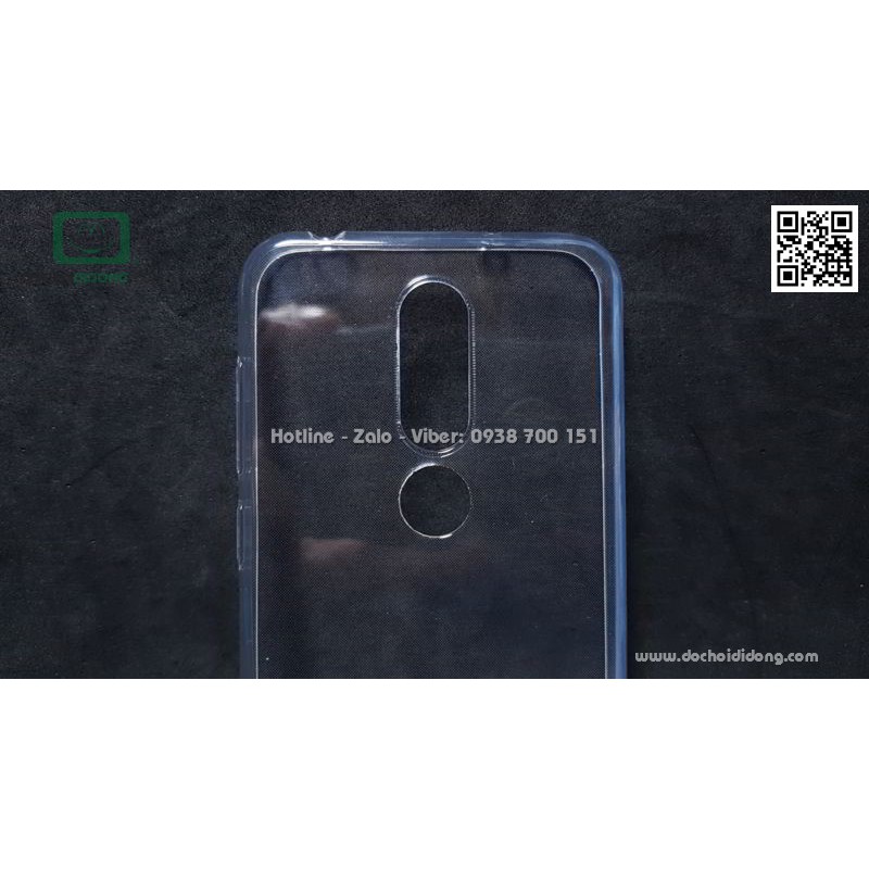Ốp Lưng Nokia X6 Dẻo Trong