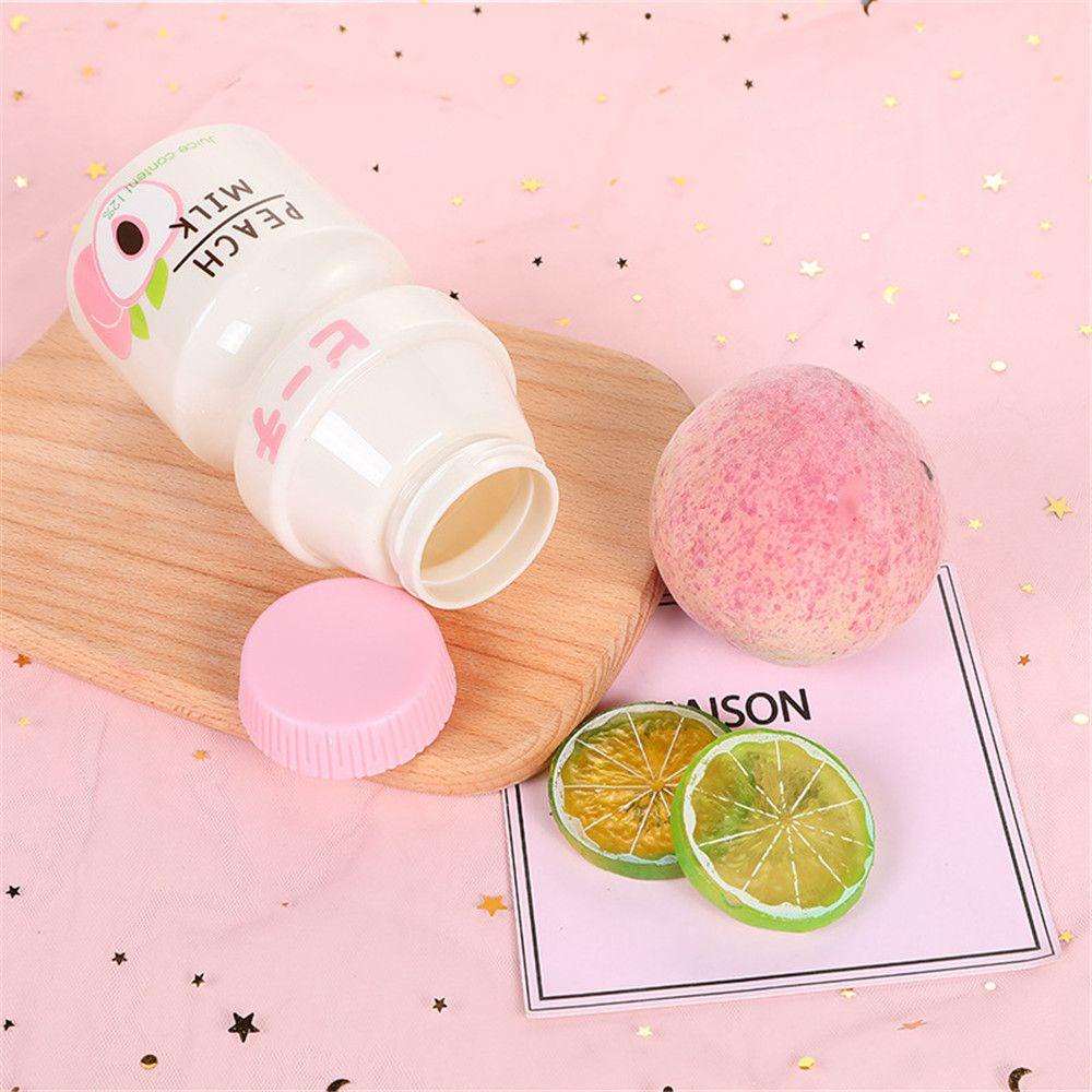Bình Lắc Pha Trà Bằng Nhựa Không BPA Hình Chai Yakult Hoạt Hình Đáng Yêu Thời Trang Du Lịch Ngoài Trời