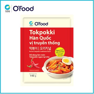 Topokki Hàn Quốc 🔥SIÊU HOT🔥 bánh gạo cay vị truyền thống OFood 140g