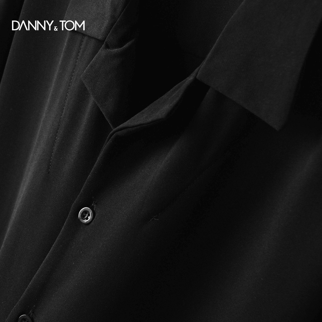Áo sơ mi tay ngắn trơn DANNYTOM Vải lụa Chống nhăn, Thoáng mát Form Regular Chuẩn xịn, Trẻ trung - Năng động DN12 | BigBuy360 - bigbuy360.vn