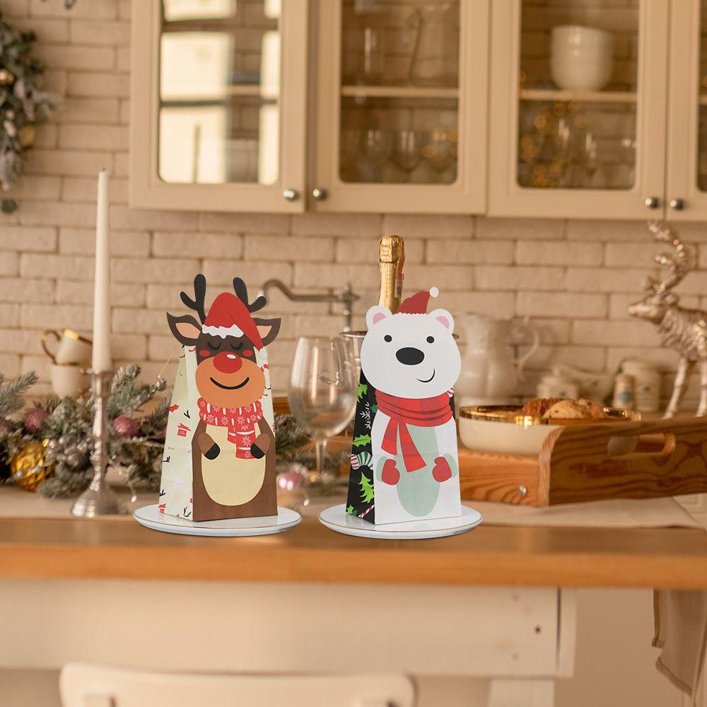 CHOOKEY Set 24 Túi Giấy Đựng Kẹo Giáng Sinh Năm Mới