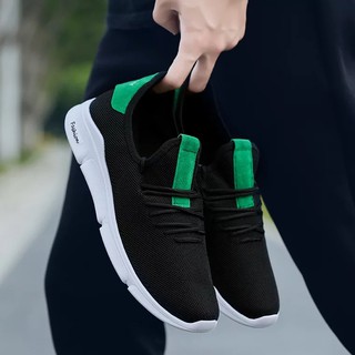 Giày sneaker nam đế Fashion CỰC ÊM và nhẹ HAPU đen pha xanh, full đen, trắng
