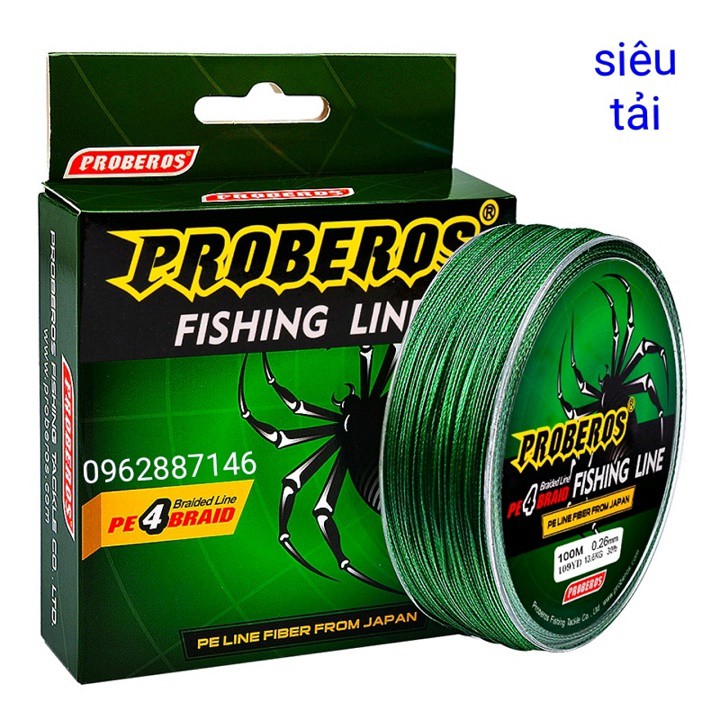 dây dù câu cá proberos cao cấp siêu khỏe