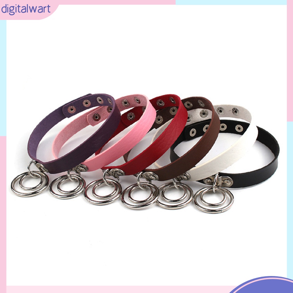 Vòng Cổ Choker Giả Da Thời Trang Cá Tính Dành Cho Nữ