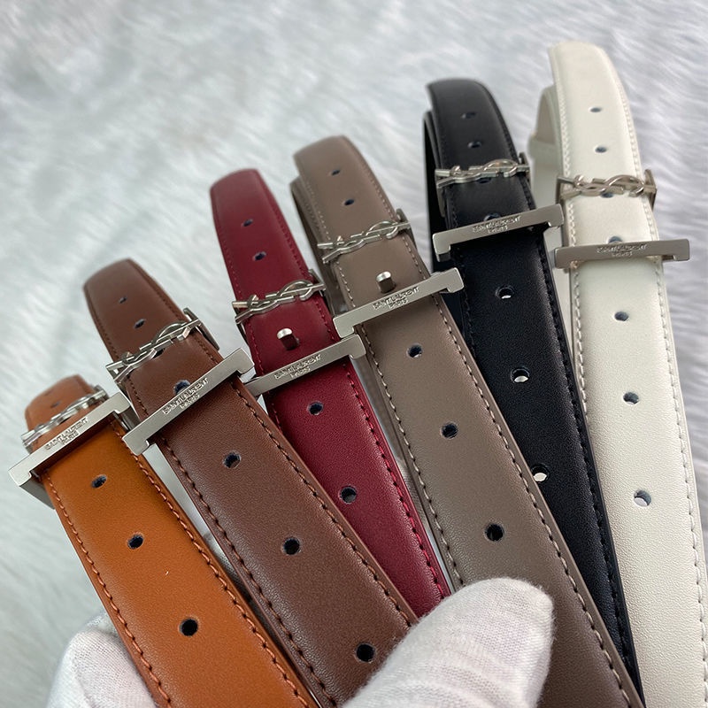 Ysl Thắt Lưng! Thắt Lưng Unisex Dùng Làm Quà Tặng Sinh Nhật Mới