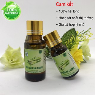 [Giá Dùng Thử] - Tinh dầu Sả Chanh Cao Cấp Đuổi Muỗi Nhanh - 100% Tự Nhiên Nguyên Chất (Chai 10 - 100ml)