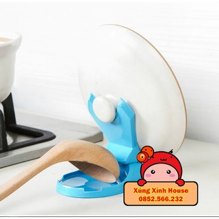 Giá để vung nồi / Khay để vung nồi, thìa đũa khi nấu ăn mẫu mới nhất