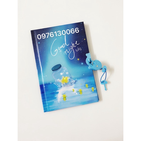 Sổ ghi nhật kí có khoá 120 trang