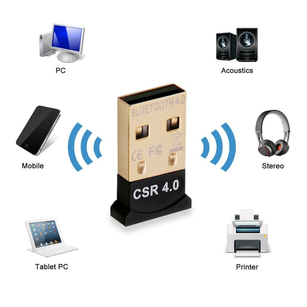 USB Bluetooth 4.0 CSR Dongle cho máy tính