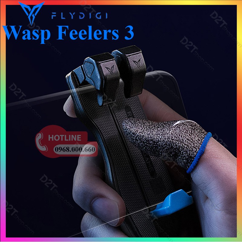 [THẾ HỆ 4 ] Flydigi Wasp Feelers 4 | Găng tay chơi game PUBG, Liên quân, chống mồ hôi tốt hơn, nhạy hơn, in nhiệt 3M mới