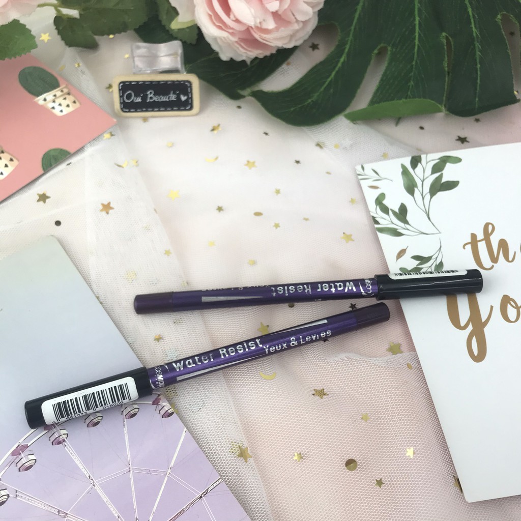 Chì kẻ môi chống nước không trôi đủ màu Cosmod Paris Water Resist Ouibeaute