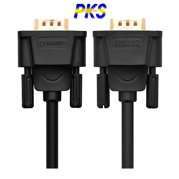 Cáp cổng Com RS232 9 chân âm sang Com 9 chân âm (9F-9F) dài 1,5m - cao cấp chính hãng Ugreen 20149
