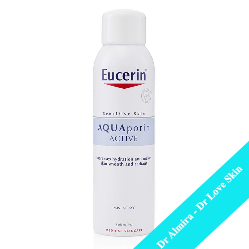 Xịt khoáng EUCERIN AQUAPORIN ACTIVE MIST SPRAY dưỡng ẩm làm dịu cho da nhạy cảm