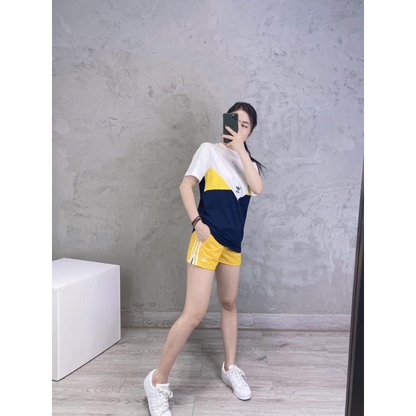 (HÀNG XUẤT XỊN) Quần short das vàng 3 sọc