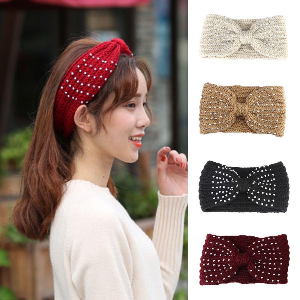 PINEVN Băng Đô Cài Tóc Đính Hạt Thời Trang Cho Nữ