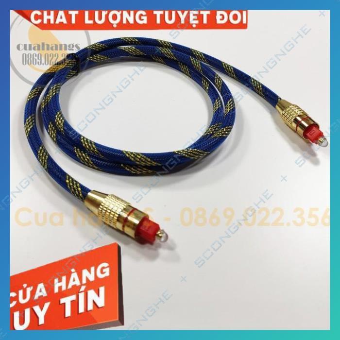 Dây cáp Optical âm thanh audio quang bọc sợi đầu kim loại cao cấp - Toslink