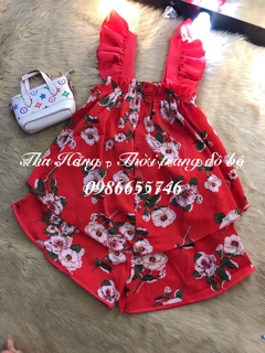 Bộ cánh tiên hoa lụa cát