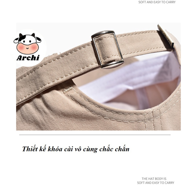 Mũ lưỡi trai LiT chất liệu vải kaki cao cấp, form mềm, phong cách nón lưỡi trai thời trang