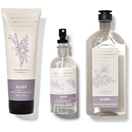 Tắm thư giãn toàn thân Sleep Cedarwood Vanilla - Bath & Body Works Aromatherapy (295ml)