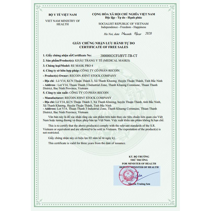 Hộp 50 khẩu trang y tế 4 lớp RE Mask Pro 4 | BigBuy360 - bigbuy360.vn