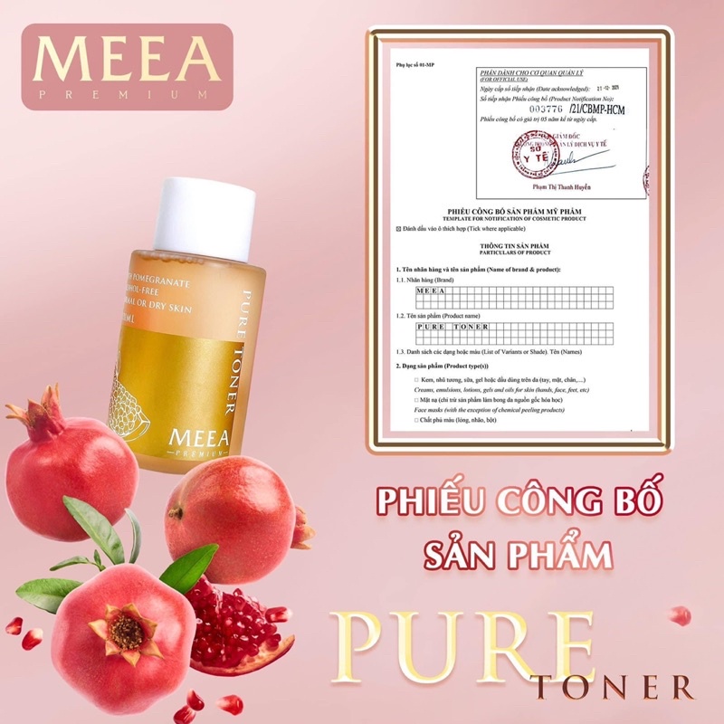 MẶT NẠ DIẾP CÁ - TONER - KEM CHỐNG NẮNG MEEA KÈM QUÀ KHI MUA HÀNG