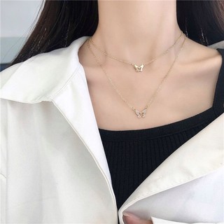 Dây chuyền bướm layer  Sulli store