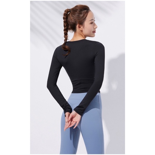 Áo phông crop xẻ vai Shining