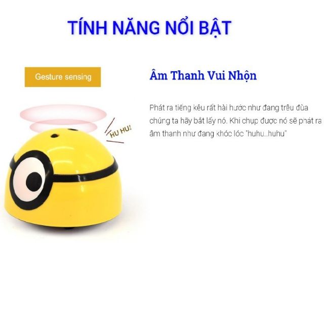 Minion troll cảm biến hồng ngoại tự chạy khi phát hiện người lại gần