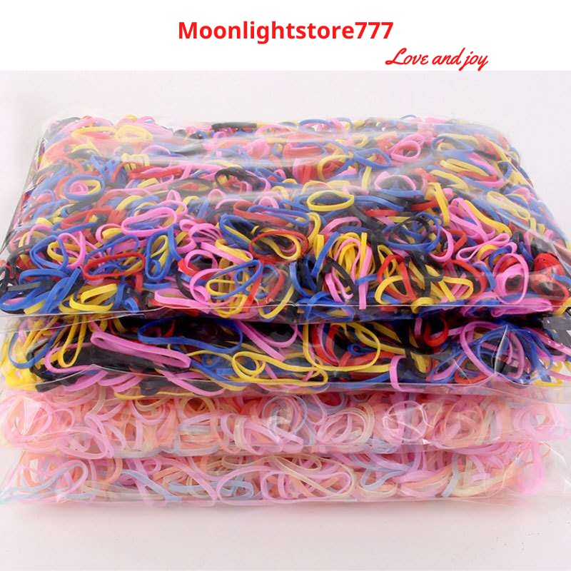 Combo 100 Dây Buộc Tóc Cho Nữ, Cột Tóc Xinh Xắn