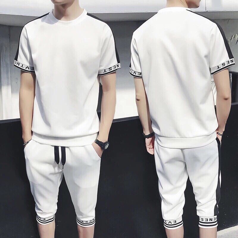 Bộ Quần Áo Thể Thao Nam 1 Sọc Phối Họa Tiết BTT01 | BigBuy360 - bigbuy360.vn