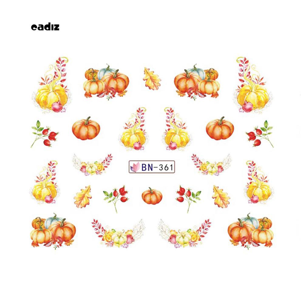 [Hàng mới về] 12 miếng dán trang trí móng tay nhiều kiểu dáng khác nhau