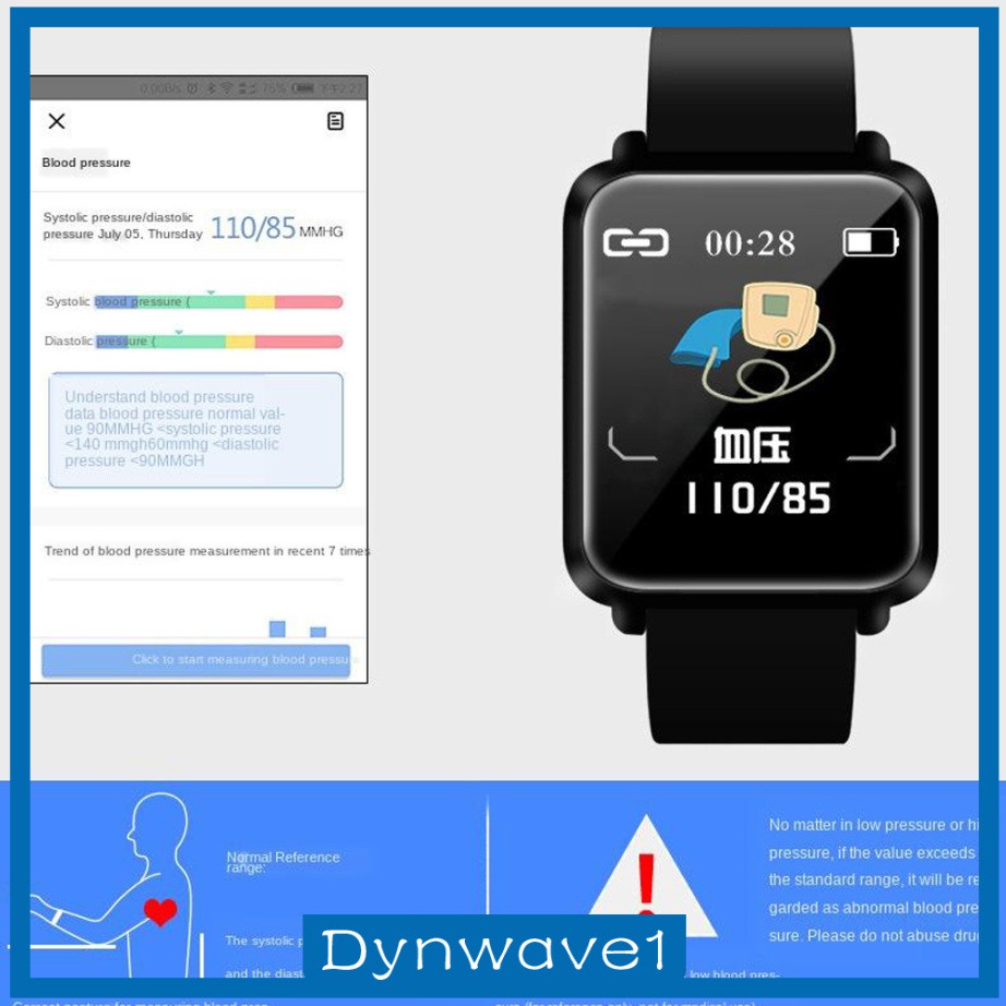 Đồng Hồ Thông Minh Dynwave1) R16 Ip68 Bluetooth 5.0