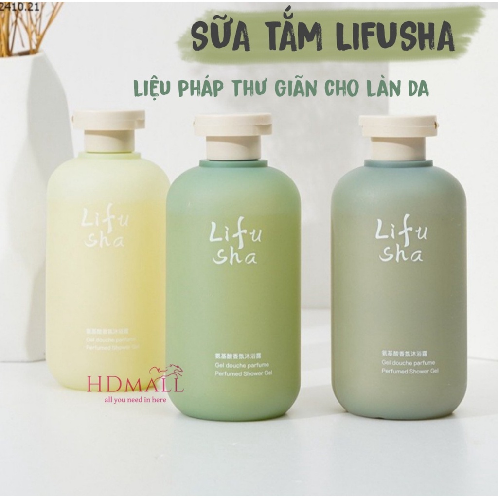Sữa Tắm Nước Hoa Dưỡng Thể Lifusha, Mùi Hương Đặc Biệt Thư Giãn 300ml | BigBuy360 - bigbuy360.vn
