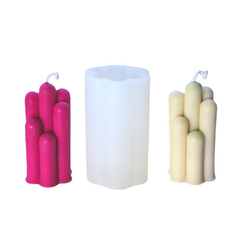 Khuôn Silicone Làm Nến 3D Thủ Công DIY