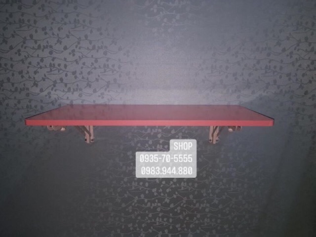 Bàn gấp treo tường bản lề A2 chịu tải 70kg | BigBuy360 - bigbuy360.vn