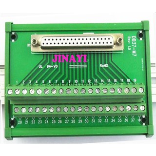 Db37 37 chân D-SUB DR-37 Nam Nữ Tín Hiệu Thiết Bị Đầu Cuối PCB Đột Phá 2 Hàng Adapter Kết Nối